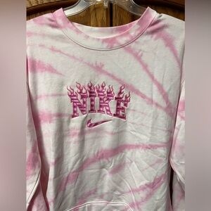 Splendid Sz M Pink and White Tye Dye Custom Design